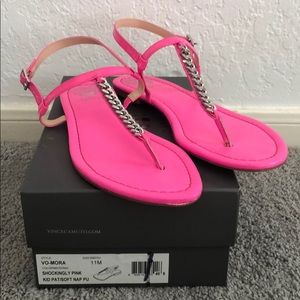 Vince Camino Hot Pink Sandals size 11